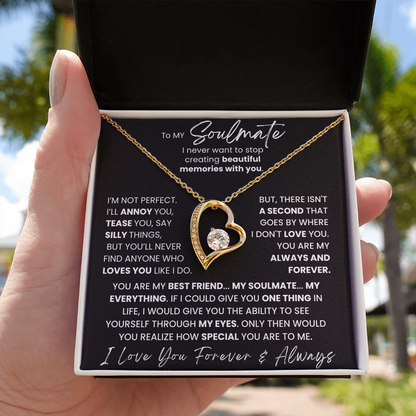 To My Soulmate - Forever Love Necklace Gift Set CFG604