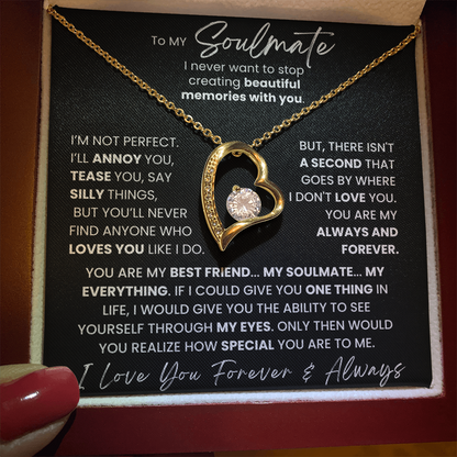 To My Soulmate - Forever Love Necklace Gift Set CFG604