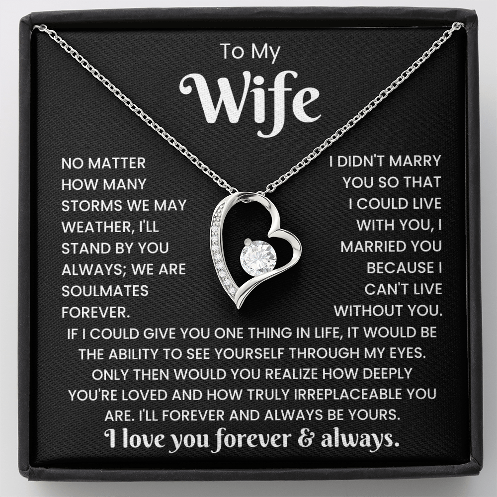 To My Wife - Forever Love Necklace Gift Set CFG1099