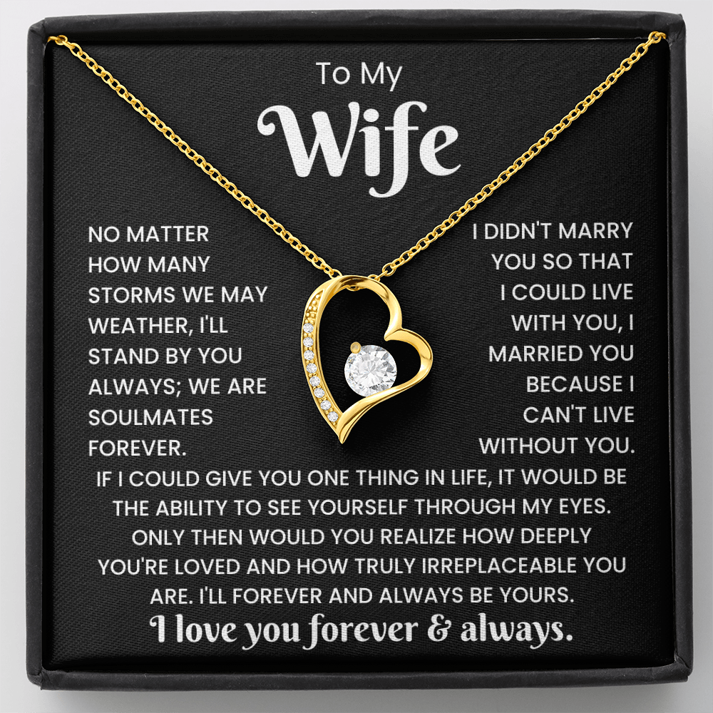 To My Wife - Forever Love Necklace Gift Set CFG1099