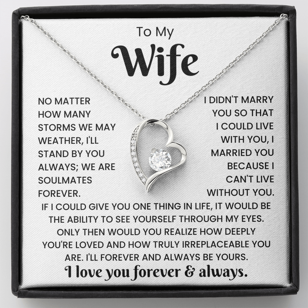 To My Wife - Forever Love Necklace Gift Set CFG1102