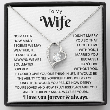 To My Wife - Forever Love Necklace Gift Set CFG1102