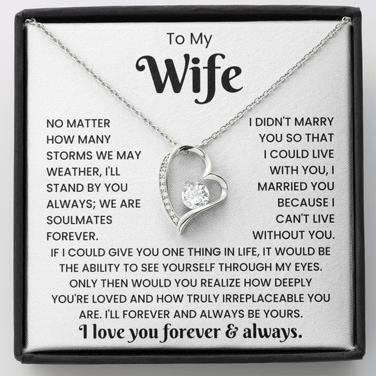 To My Wife - Forever Love Necklace Gift Set CFG1102