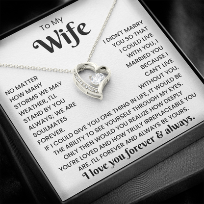 To My Wife - Forever Love Necklace Gift Set CFG1102
