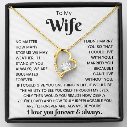 To My Wife - Forever Love Necklace Gift Set CFG1102
