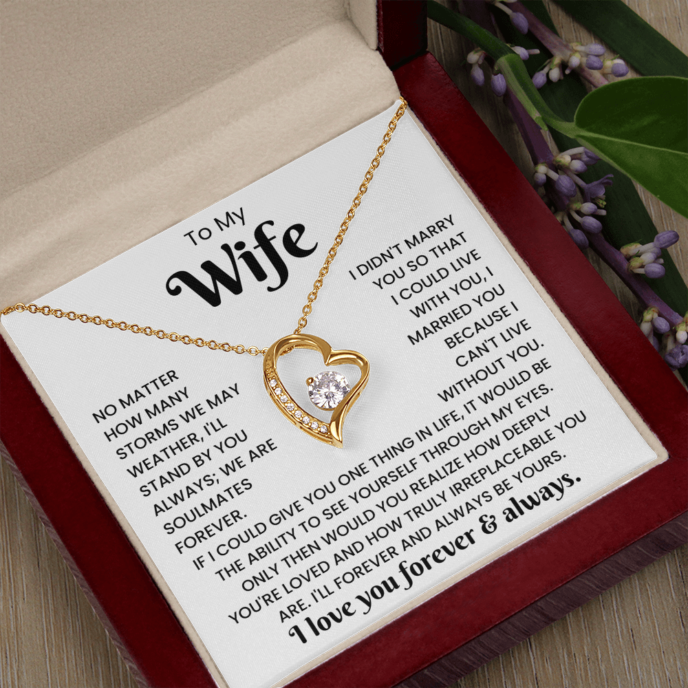 To My Wife - Forever Love Necklace Gift Set CFG1102