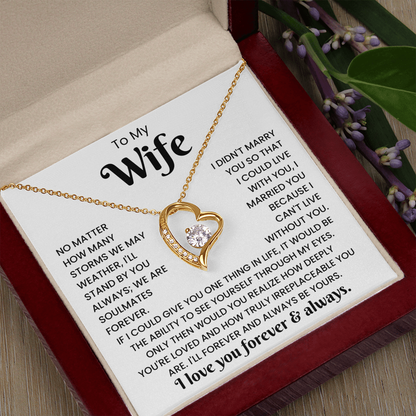 To My Wife - Forever Love Necklace Gift Set CFG1102