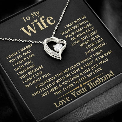To My Wife | Heart Necklace - Charming Family Gift