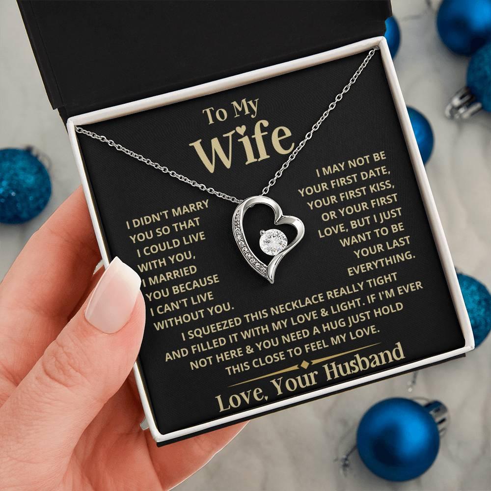 To My Wife | Heart Necklace - Charming Family Gift