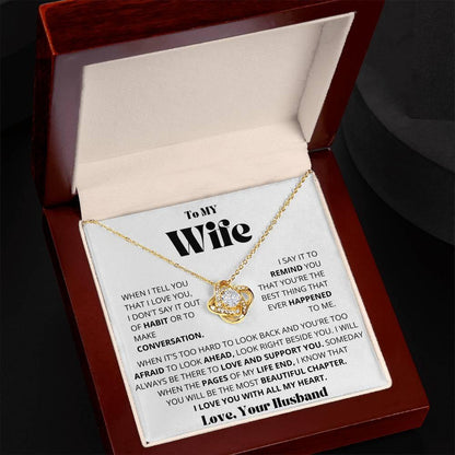 To My Wife - I can't Live without you - Charming Family Gift