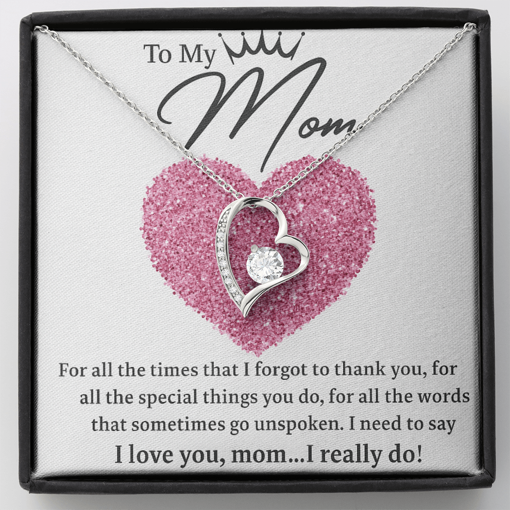 To my Mom! | Heart Pendant | Mothers Day