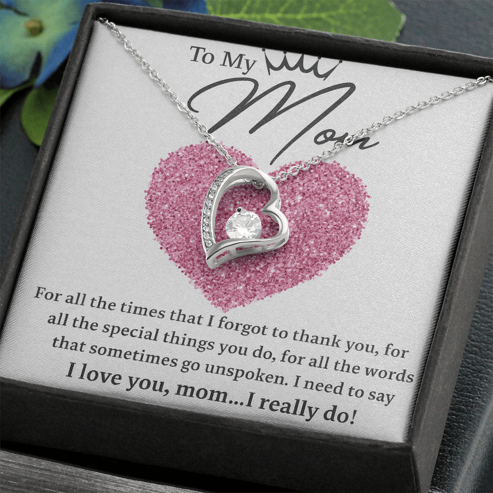 To my Mom! | Heart Pendant | Mothers Day