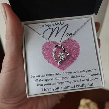 To my Mom! | Heart Pendant | Mothers Day
