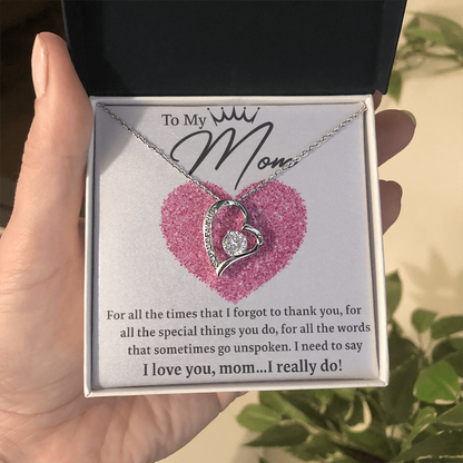 To my Mom! | Heart Pendant | Mothers Day