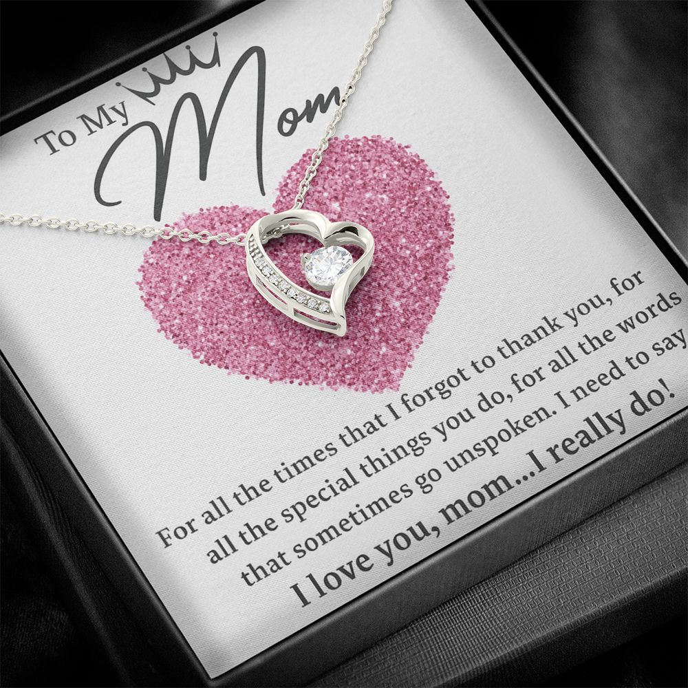 To my Mom! | Heart Pendant | Mothers Day