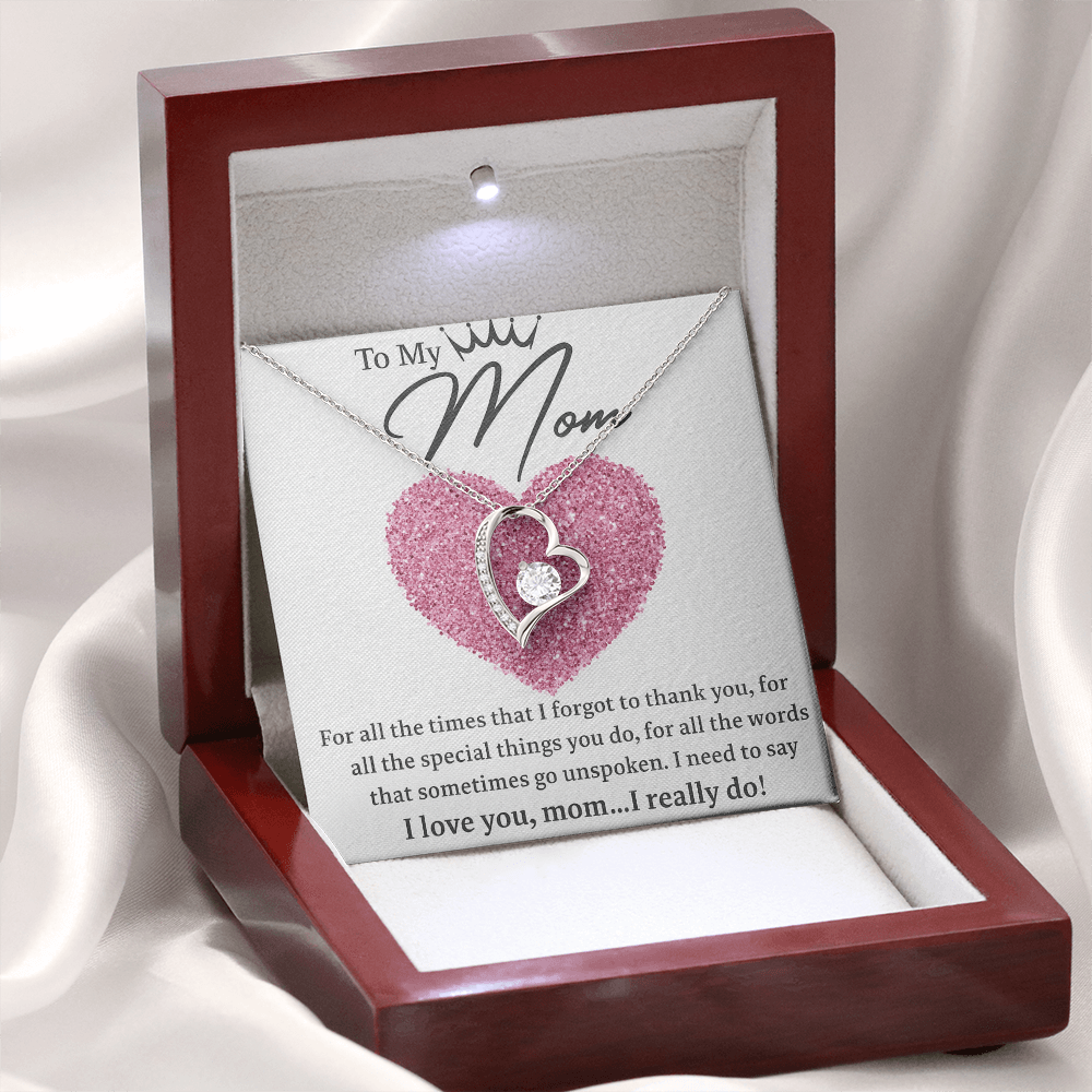 To my Mom! | Heart Pendant | Mothers Day