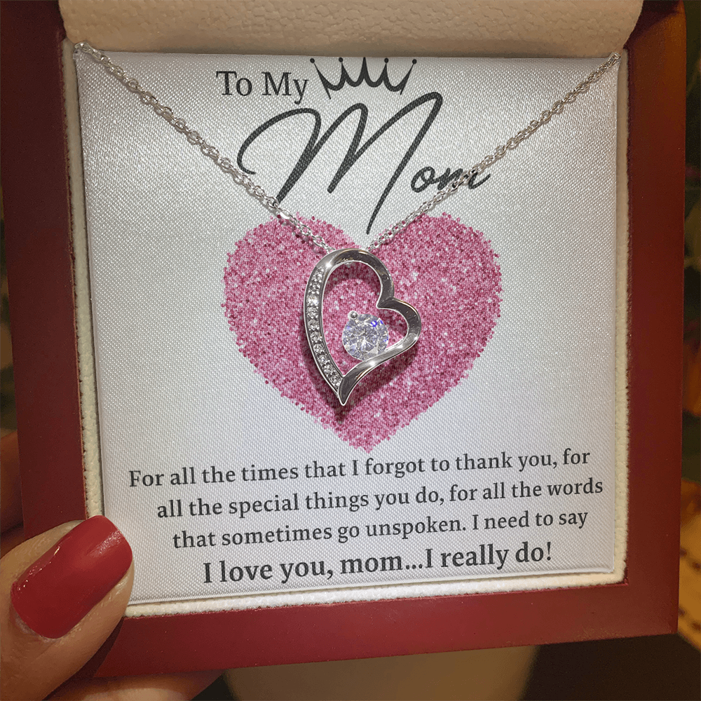 To my Mom! | Heart Pendant | Mothers Day
