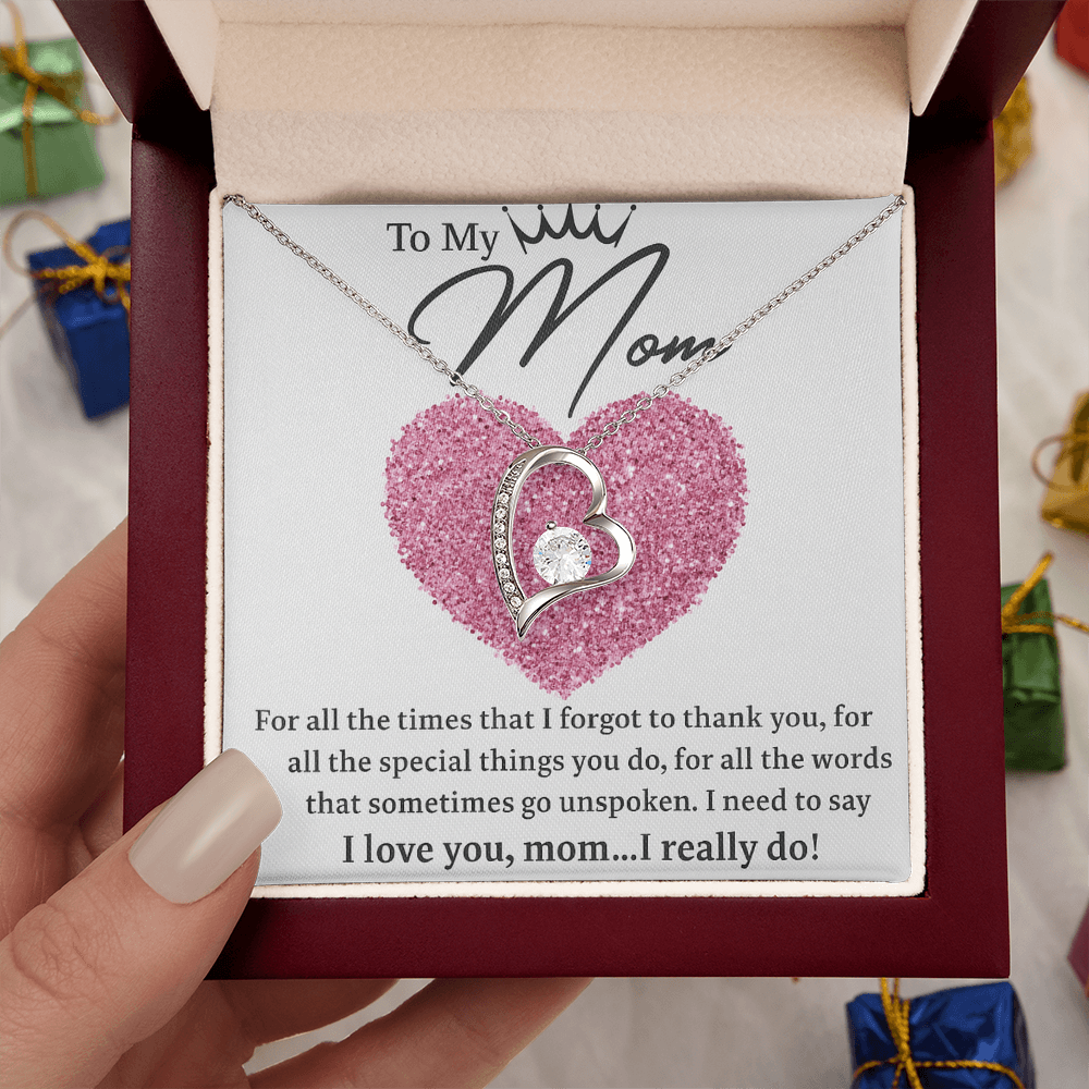 To my Mom! | Heart Pendant | Mothers Day
