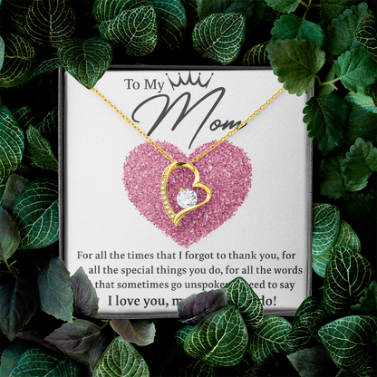 To my Mom! | Heart Pendant | Mothers Day