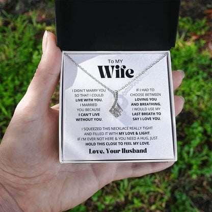 [Almost Sold Out] Wife - I Love You - Alluring Beauty Necklace - Charming Family Gift