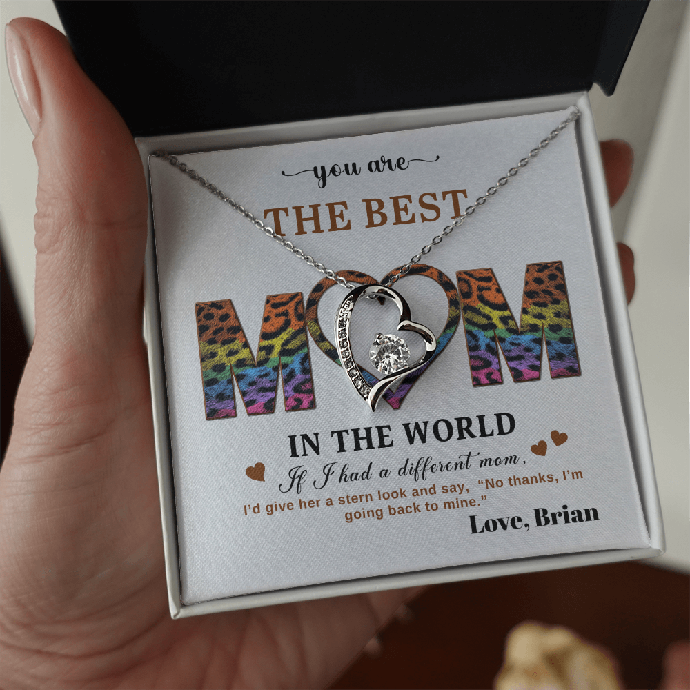 You Are The Best Mom - In The World - Forever Love Necklace Gift Set