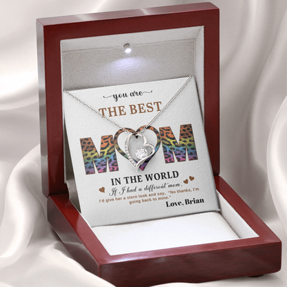 You Are The Best Mom - In The World - Forever Love Necklace Gift Set