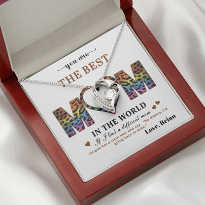You Are The Best Mom - In The World - Forever Love Necklace Gift Set