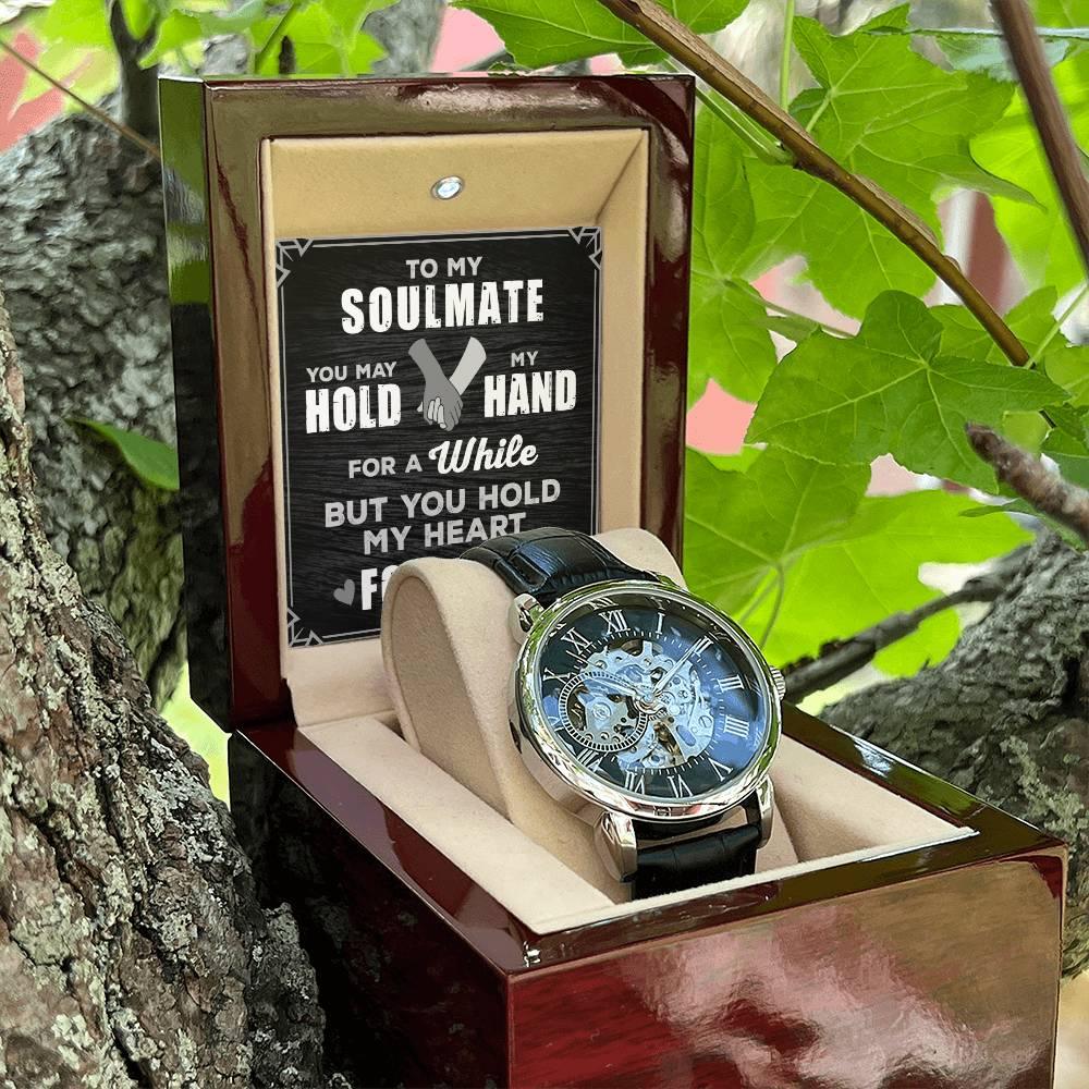 You May Hold My Hand for a while - But you Hold My Heart Forever - Charming Family Gift