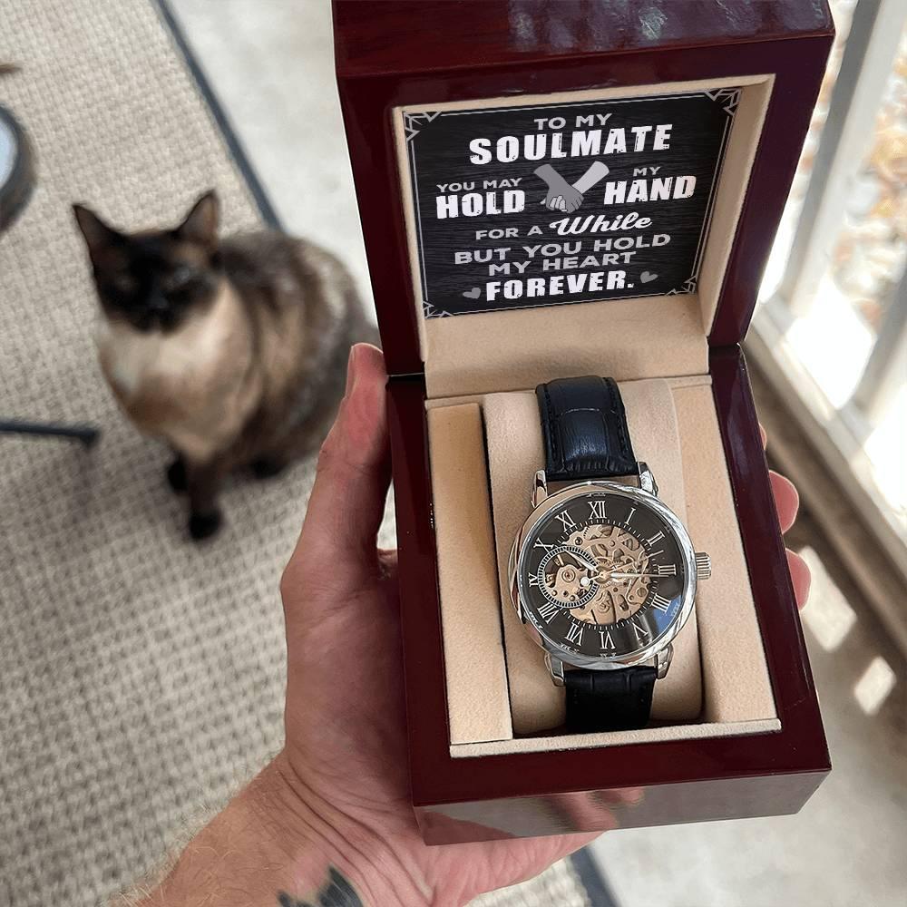 You May Hold My Hand for a while - But you Hold My Heart Forever - Charming Family Gift