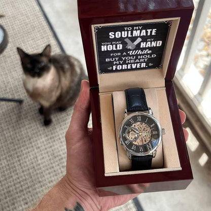 You May Hold My Hand for a while - But you Hold My Heart Forever - Charming Family Gift