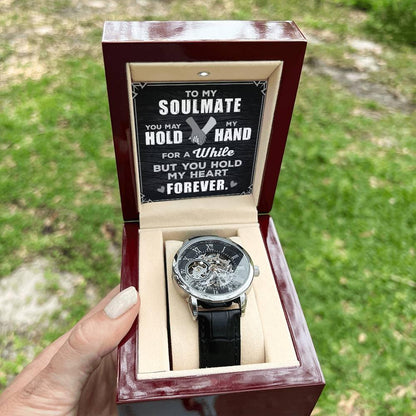 You May Hold My Hand for a while - But you Hold My Heart Forever - Charming Family Gift