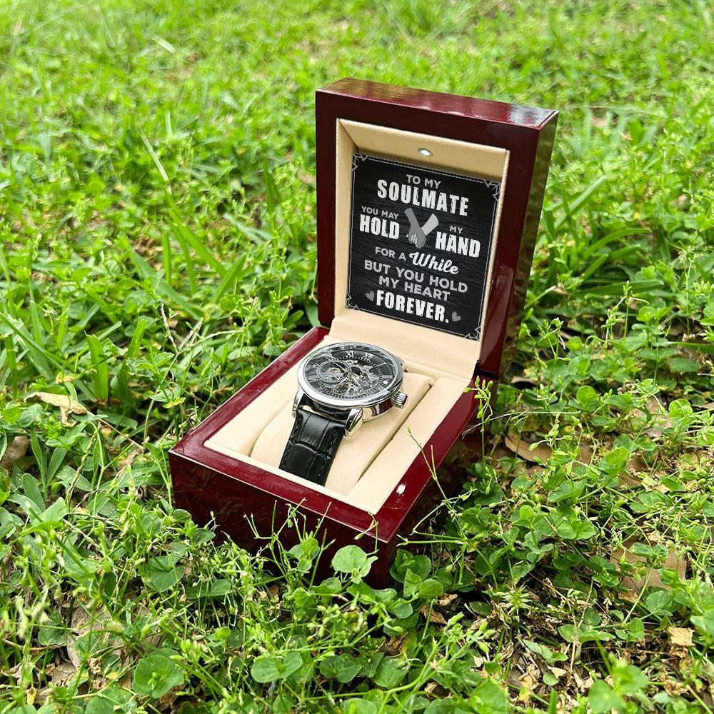 You May Hold My Hand for a while - But you Hold My Heart Forever - Charming Family Gift