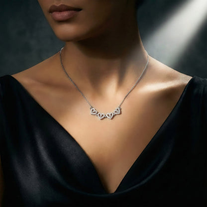 To My Wonderful Niece - Magnetic Hearts Necklace Gift Set