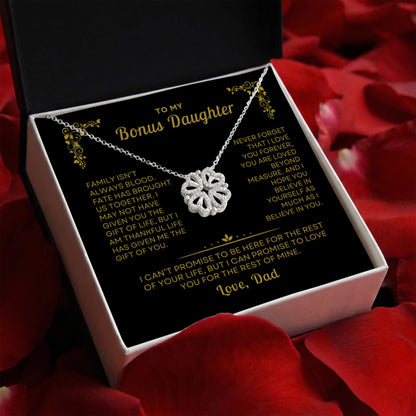 To My Bonus Daughter, Love Dad - Beautiful Gift Set
