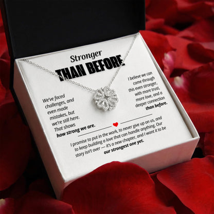Stronger Than Before Necklace for Her – Magnetic Hearts Reconciliation Gift