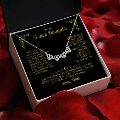 To My Bonus Daughter, Love Dad - Beautiful Gift Set