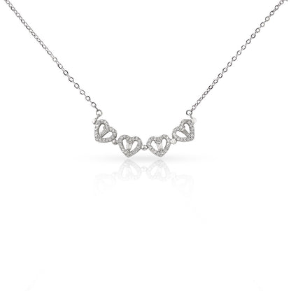 To My Wonderful Niece - Magnetic Hearts Necklace Gift Set