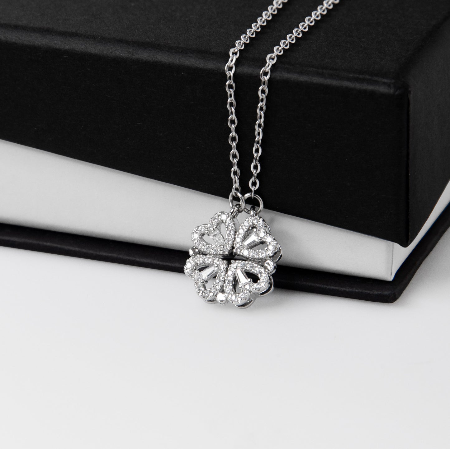 Apology Gift For Her - Magnetic Hearts Necklace Gift Set