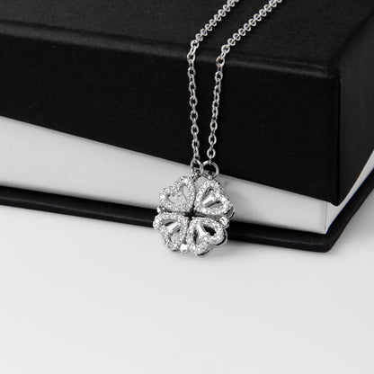 Apology Gift For Her - Magnetic Hearts Necklace Gift Set