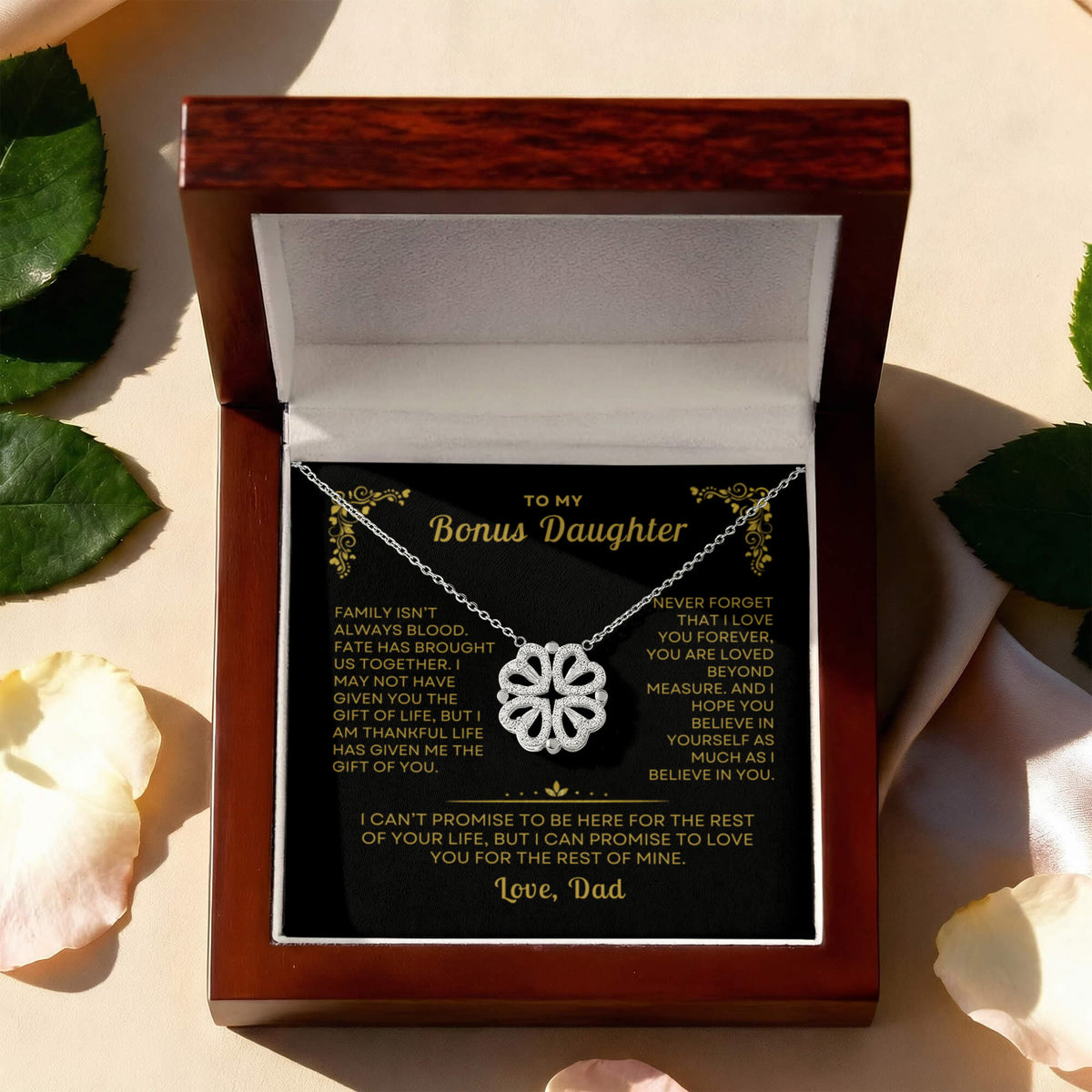 To My Bonus Daughter, Love Dad - Beautiful Gift Set