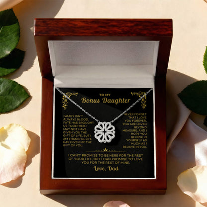 To My Bonus Daughter, Love Dad - Beautiful Gift Set