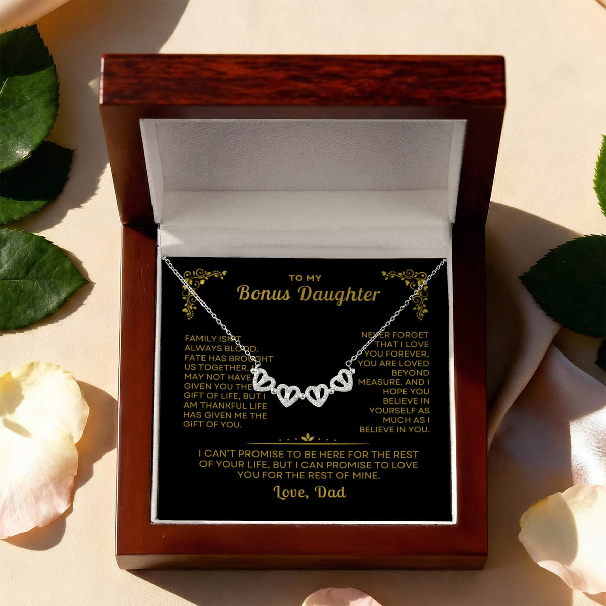 To My Bonus Daughter, Love Dad - Beautiful Gift Set