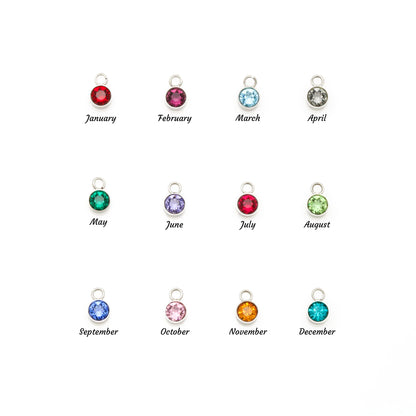 Custom Name Necklace with Birthstone – To My Granddaughter, Loved Forever & Always