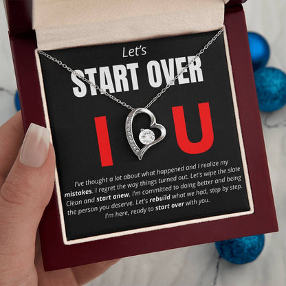 Let's Start Over - Forever Love Necklace