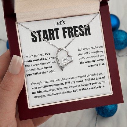 Let's Start Fresh - Forever Love Necklace