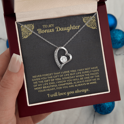 To My Bonus Daughter - Never Forget That I Love You - Gift Set