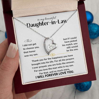 To My Daughter-In-Law - Forever Love Gift Set