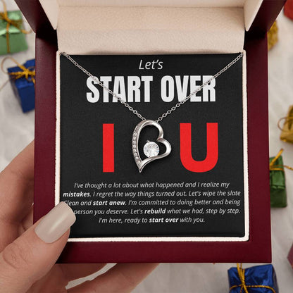 Let's Start Over - Forever Love Necklace