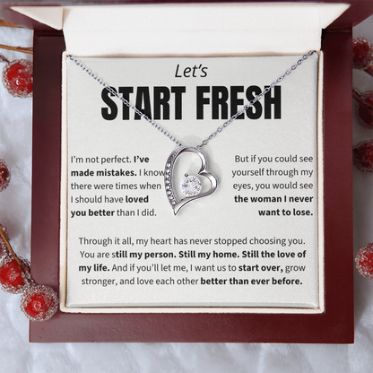 Let's Start Fresh - Forever Love Necklace