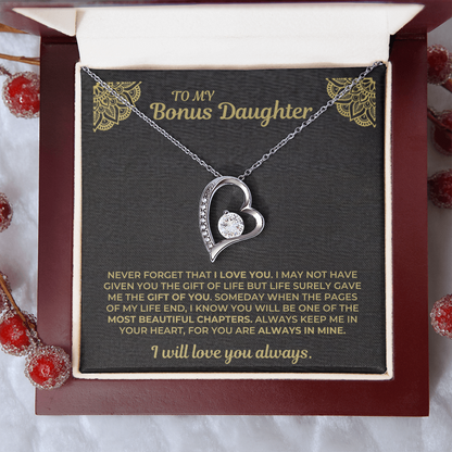 To My Bonus Daughter - Never Forget That I Love You - Gift Set